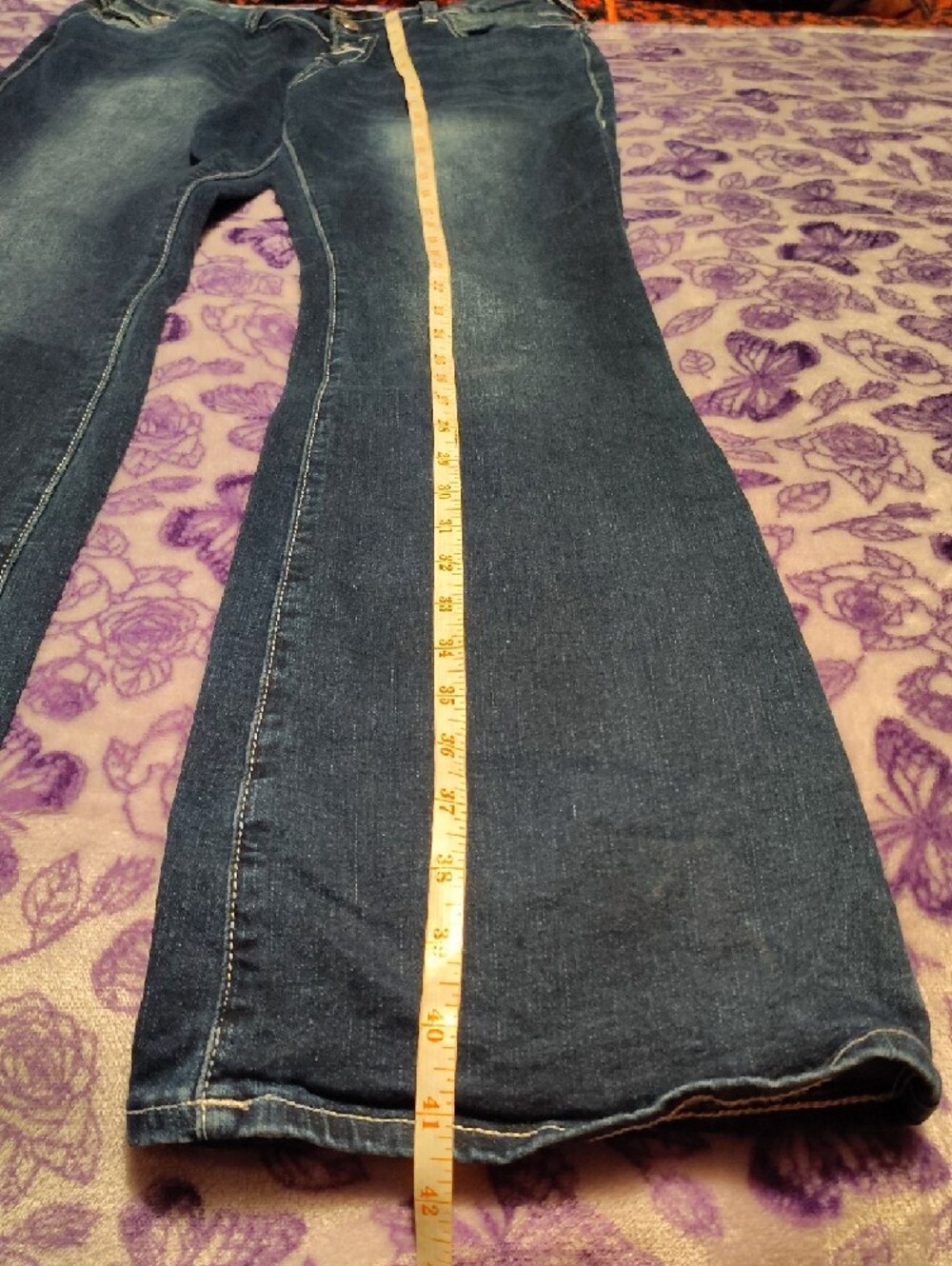 True Religion Women's Dark Blue Boot Cut Jeans - Picture 3 of 4